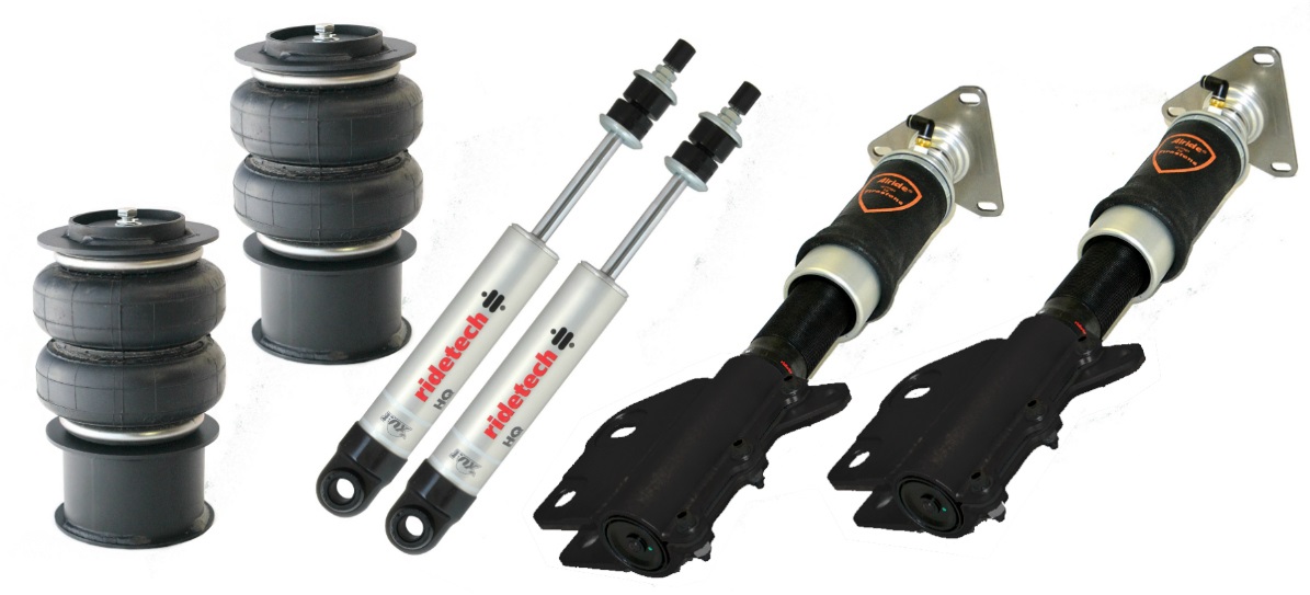 Front and Rear Air Suspension System | 2015-2022 Mustang - Ridetech