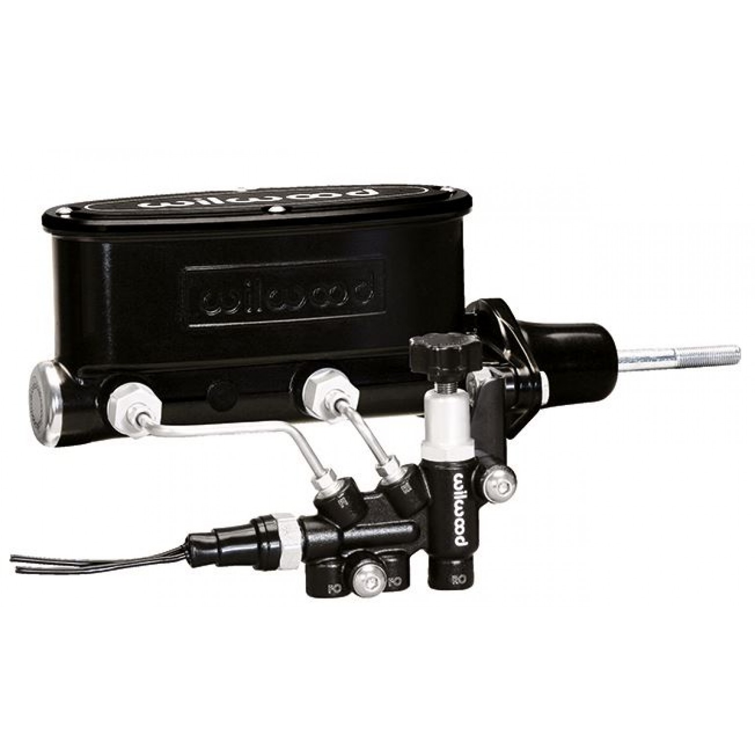 Wilwood Tandem Aluminum Master Cylinder with Proportioning Valve - Ridetech